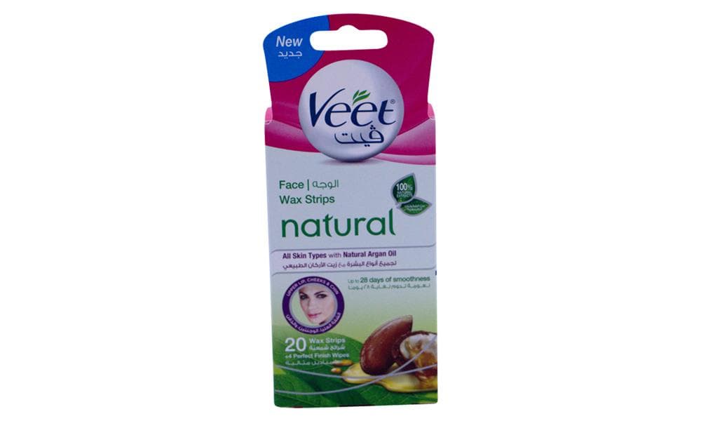 Veet Natural Face Wax Strips