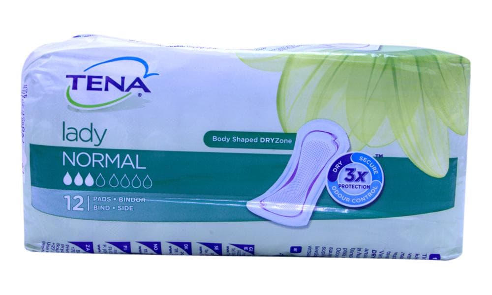 Tena Normal Pads With Triple Protection