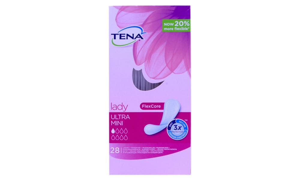 Tena Ultra Mini Pads With Triple Protection