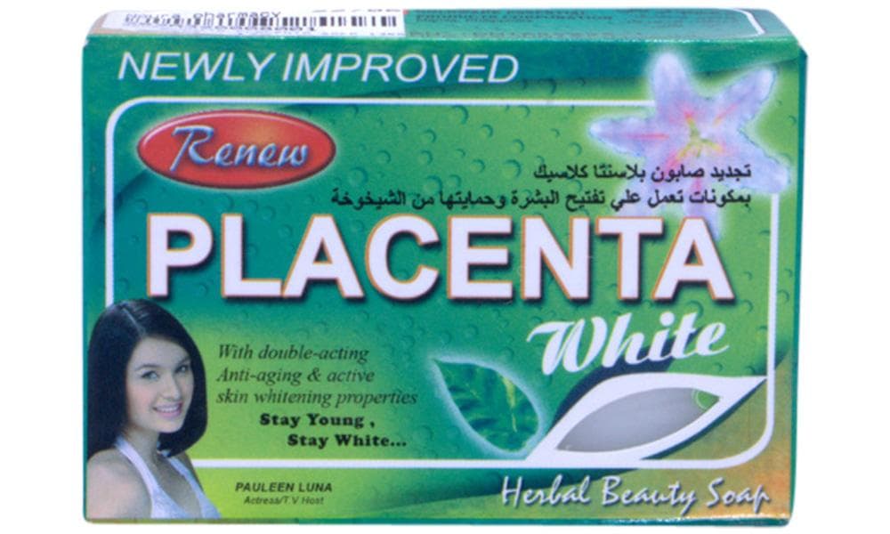 Renew Placenta White Herbal Beauty Skin Whitening Soap