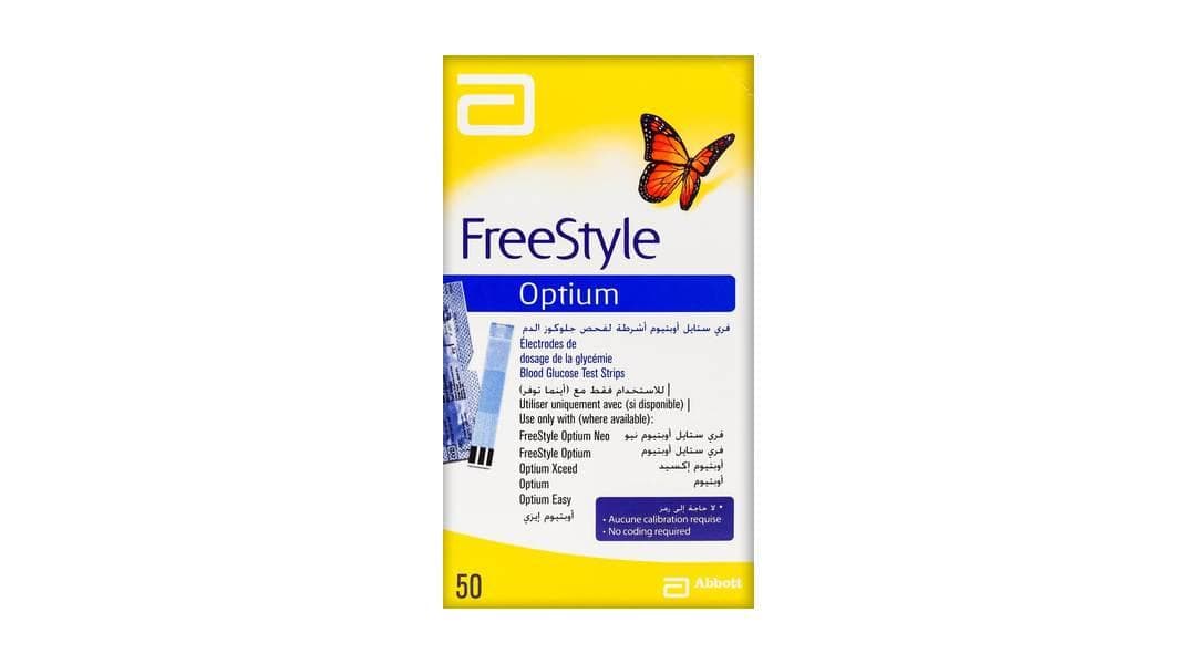 Free Style Optium Test Strips